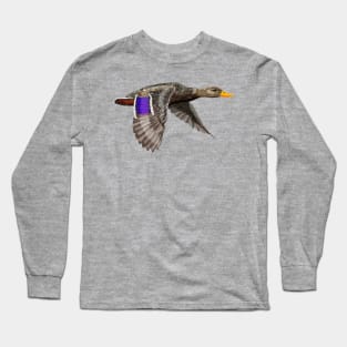 Mallard duck hen Long Sleeve T-Shirt